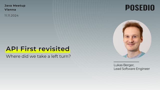 API First revisited - Where did we take a left turn?