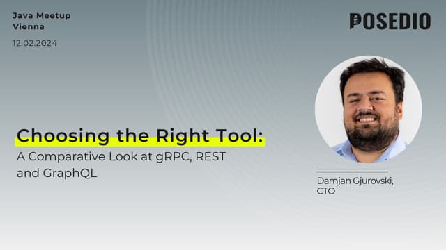 Choosing the Right Tool: A Comparative Look at gRPC, REST an GraphQL