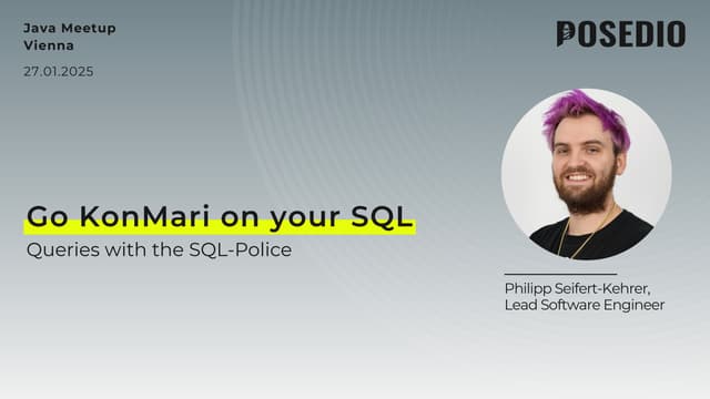 Go KonMari on your SQL - Queries with the SQL-Police