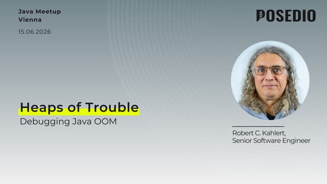 Heaps of Trouble  --  Debugging Java OOM