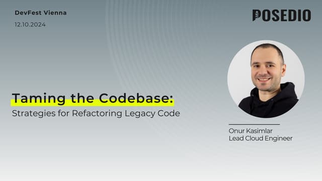 Taming the Codebase: Strategies for Refactoring Legacy Code