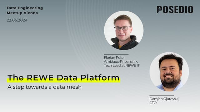 The REWE Data Platform - A step towards a data mesh