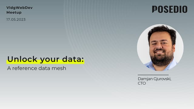 Unlock your data: A reference data mesh.