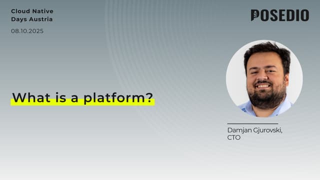 What is a platform? - Defining and Building Effective Developer Platforms for Productivity and Stability